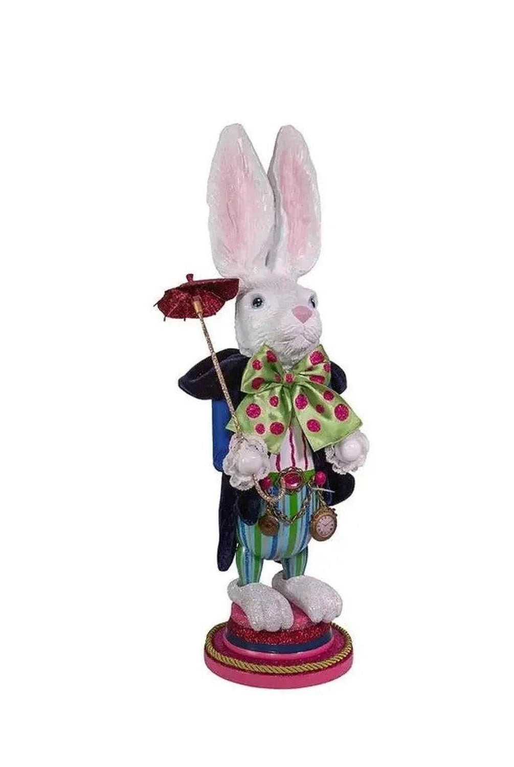 Kurt Adler 18" Hollywood Nutcrackers™ White Rabbit Nutcracker