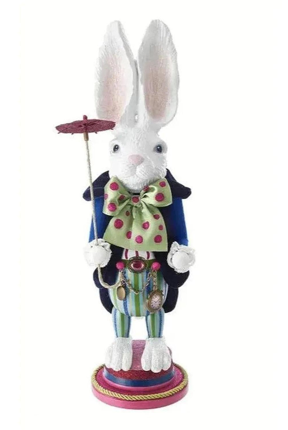 Kurt Adler 18" Hollywood Nutcrackers™ White Rabbit Nutcracker