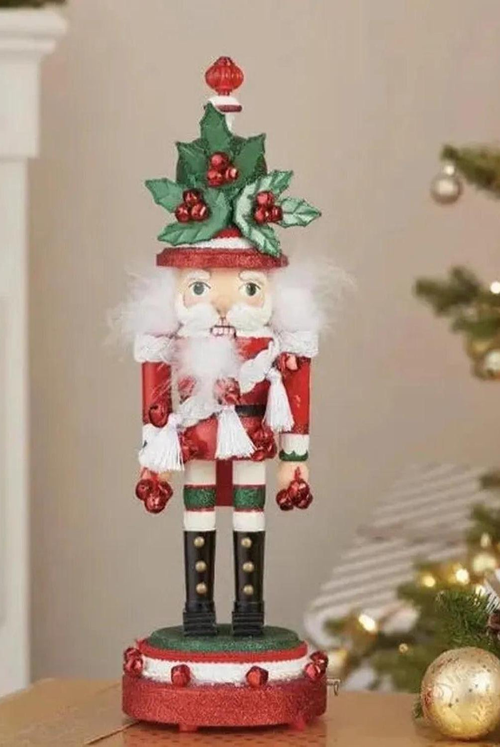 Kurt Adler 18" Hollywood Nutcrackers™ Wind-Up Musical Nutcracker