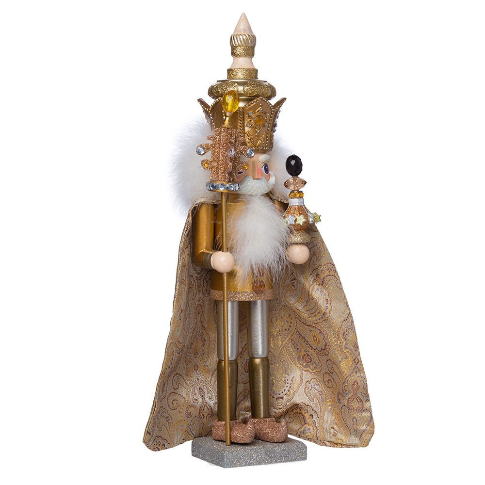 Shop For Kurt Adler 18 - Inch Hollywood Gold King Nutcracker