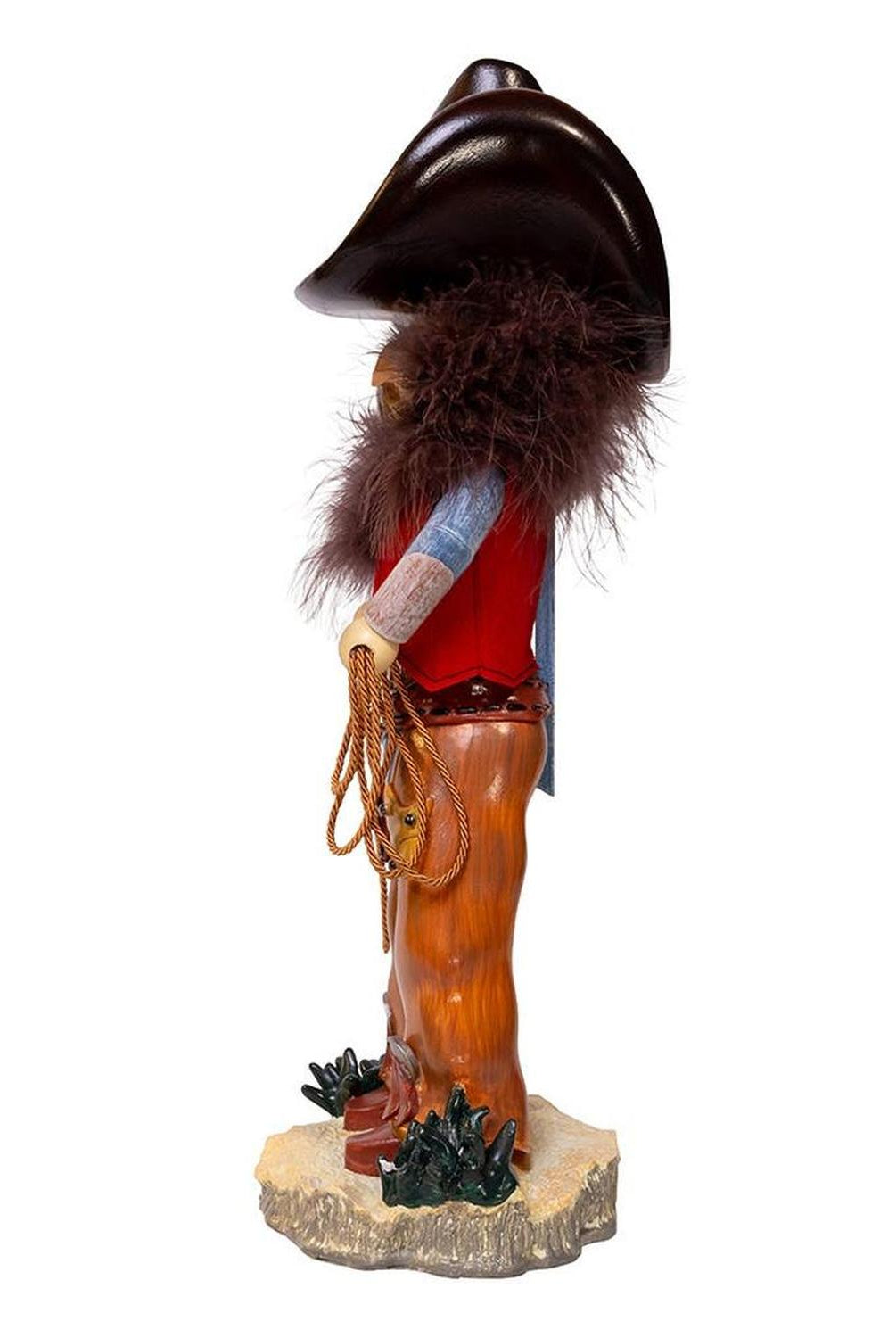 Kurt Adler 18-Inch Hollywood Nutcrackers Cowboy With Lasso Nutcracker