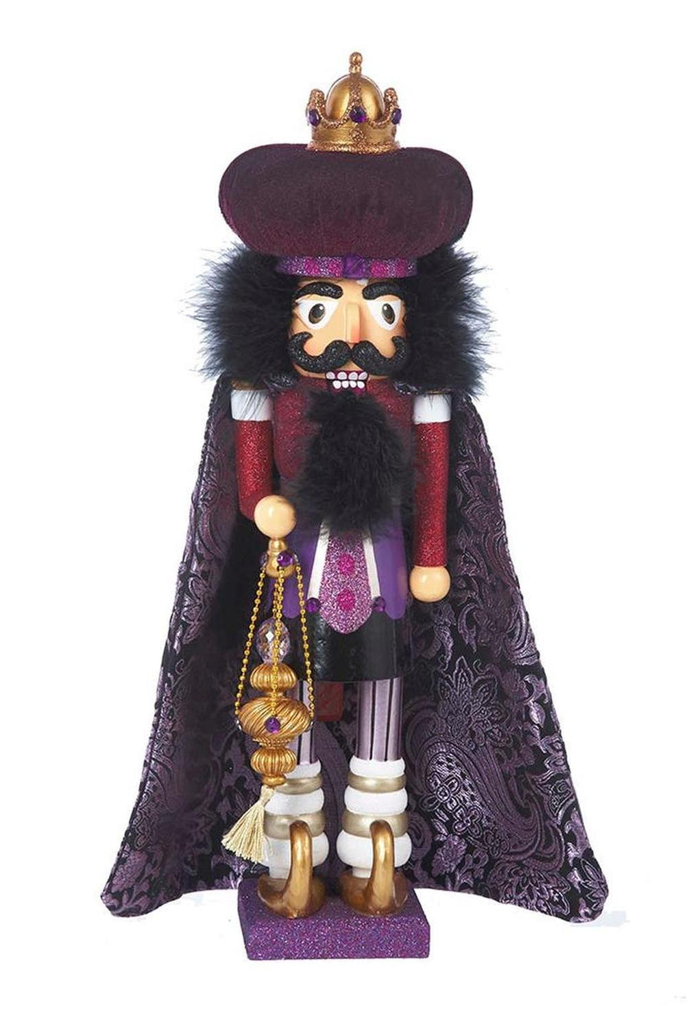 Kurt Adler 18-Inch Hollywood Purple King Nutcracker