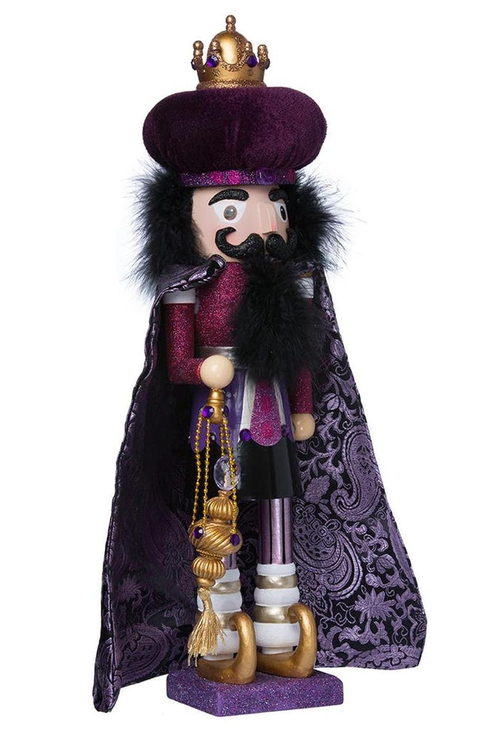 Kurt Adler 18-Inch Hollywood Purple King Nutcracker