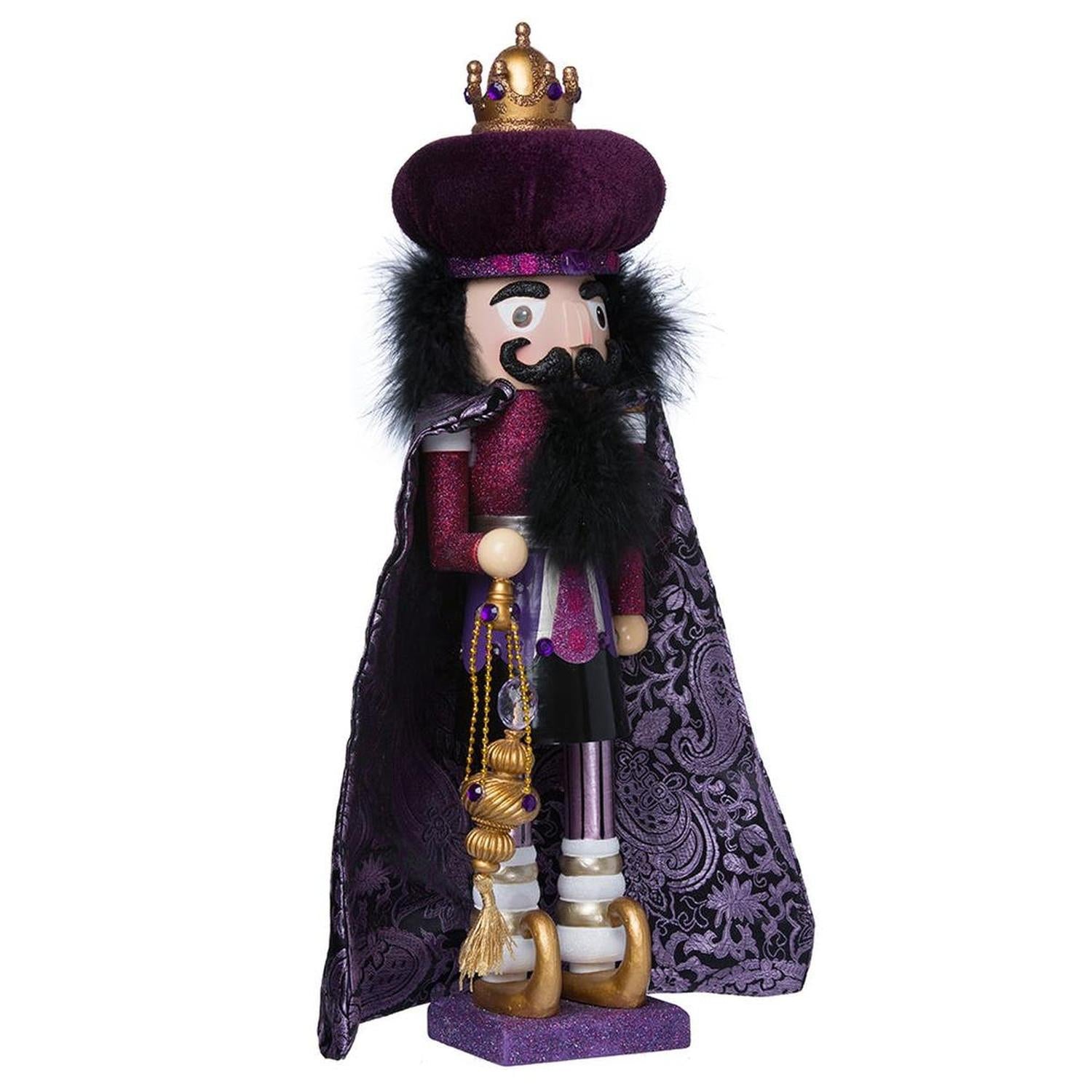 Kurt Adler 18-Inch Hollywood Purple King Nutcracker