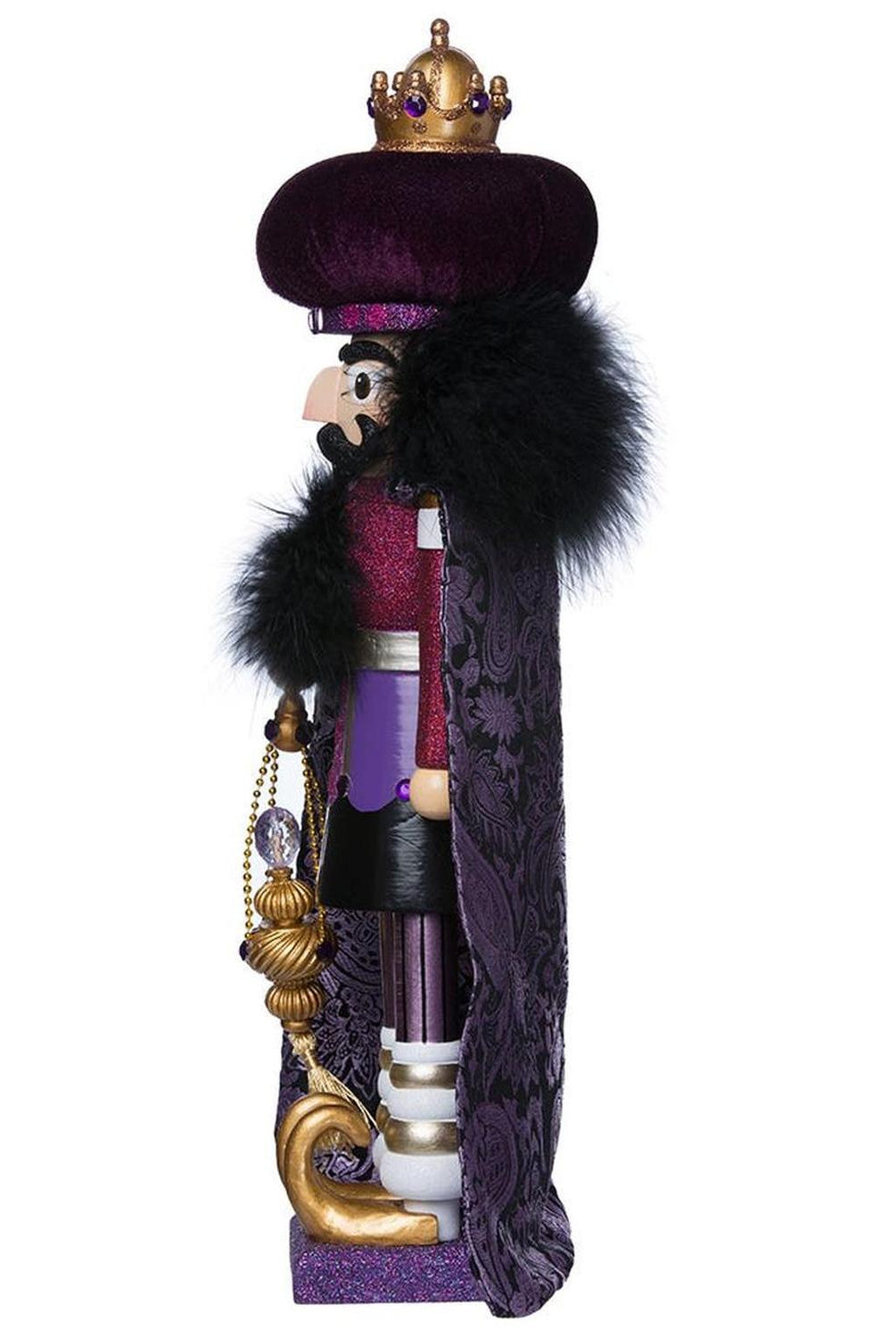 Kurt Adler 18-Inch Hollywood Purple King Nutcracker