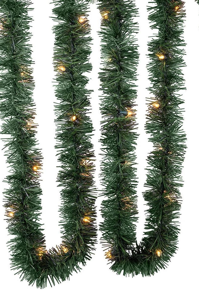 Shop For Kurt Adler 18 - Inch Pre - Lit Multicolor Incandescent Green Garland