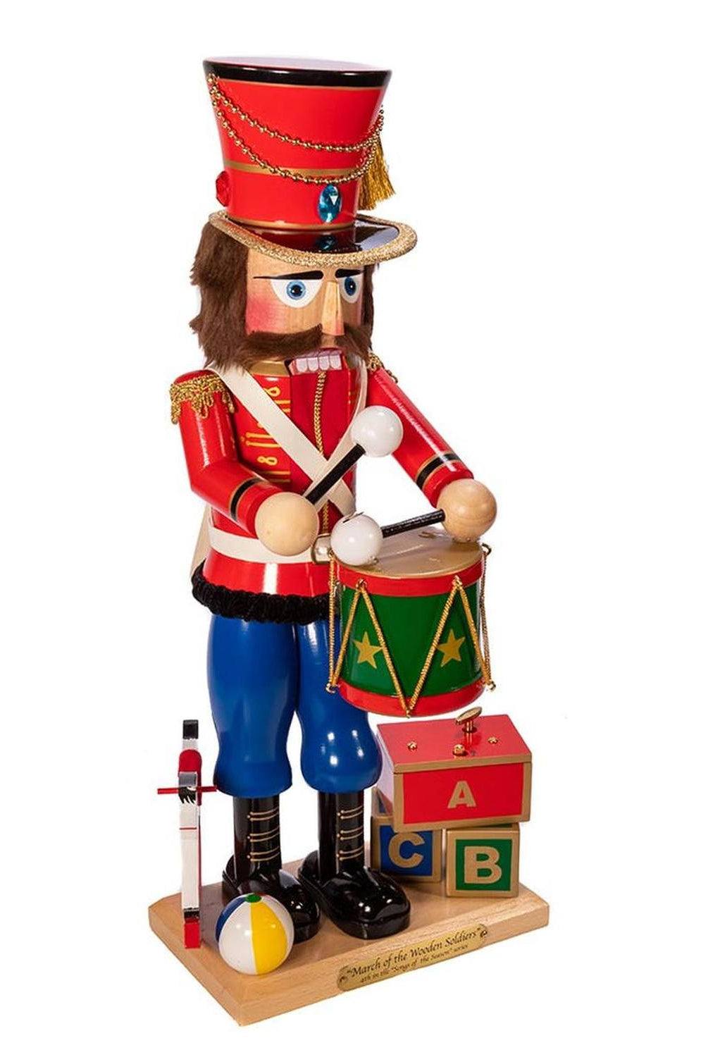 Kurt Adler 18-Inch Steinbach Musical Toy Soldier Nutcracker