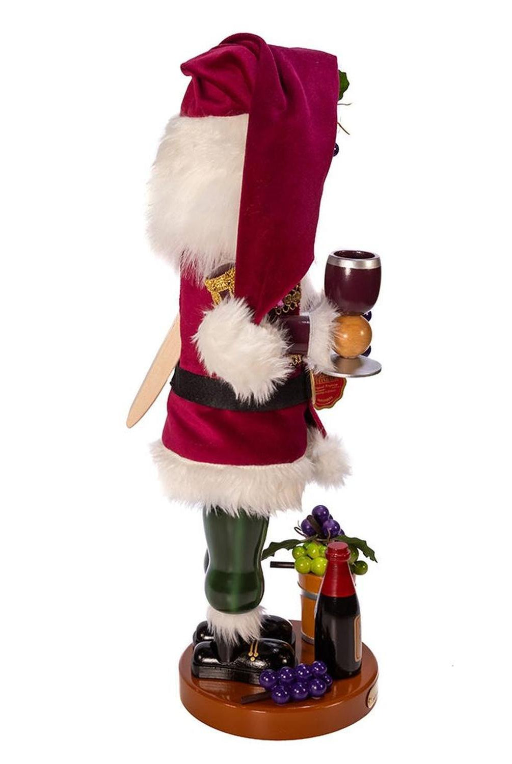 Kurt Adler 18.25-Inch Steinbach Winemaker Santa Nutcracker