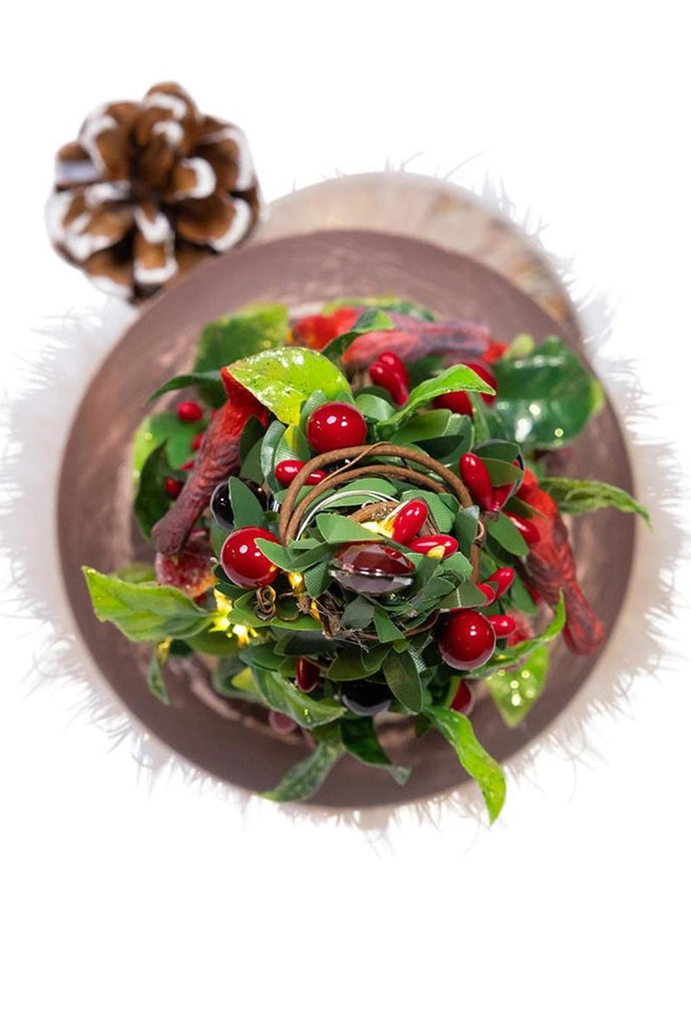 Kurt Adler 19-Inch LED Birch Berries Nutcracker