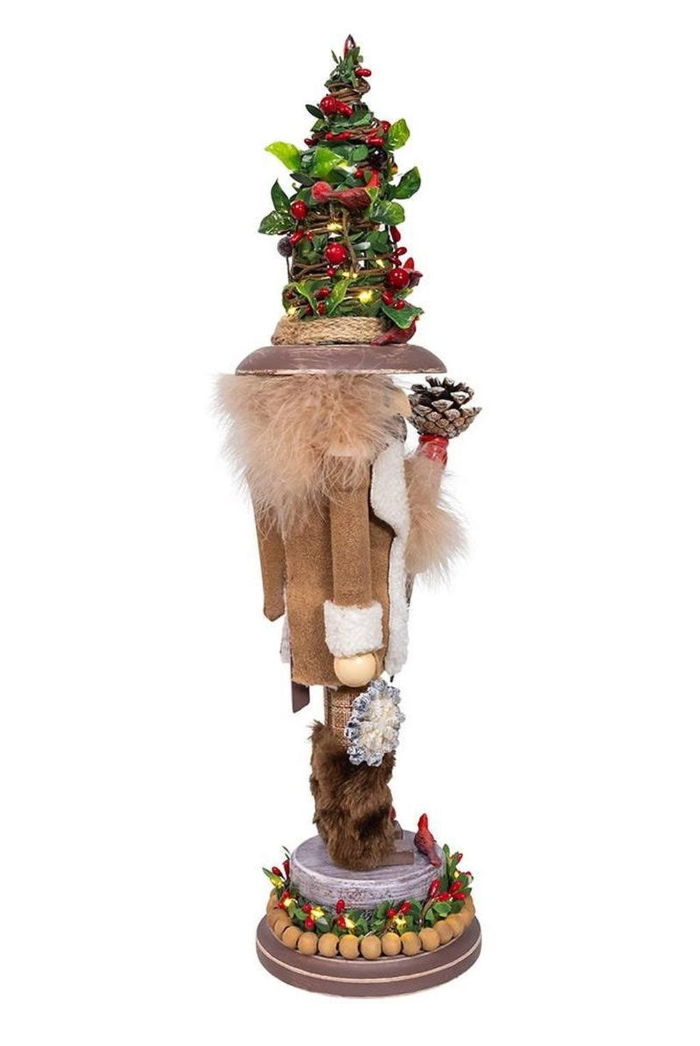 Kurt Adler 19-Inch LED Birch Berries Nutcracker