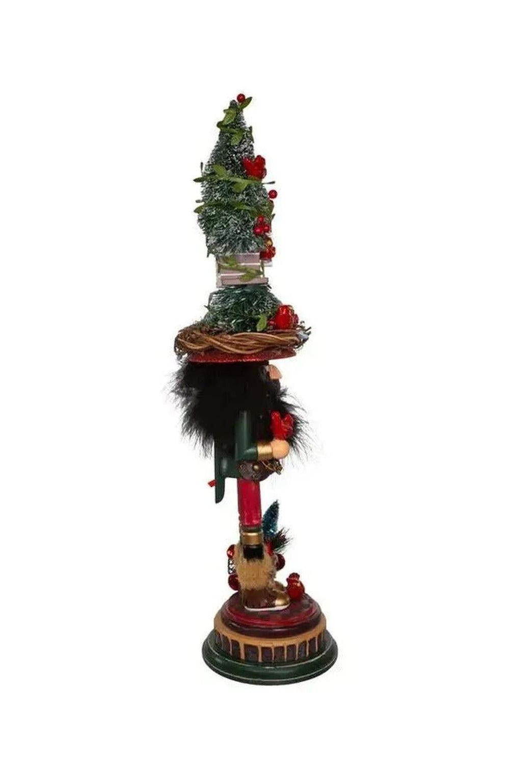 Kurt Adler 19.5" Hollywood Nutcrackers™ Cardinal In Tree Hat Nutcracker
