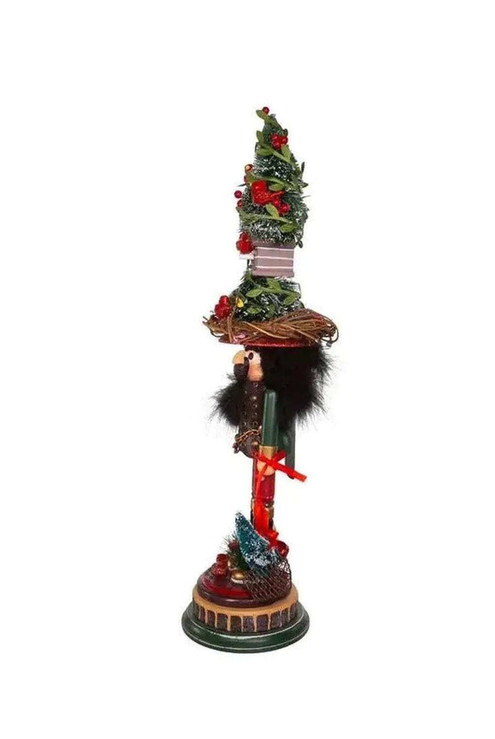 Kurt Adler 19.5" Hollywood Nutcrackers™ Cardinal In Tree Hat Nutcracker
