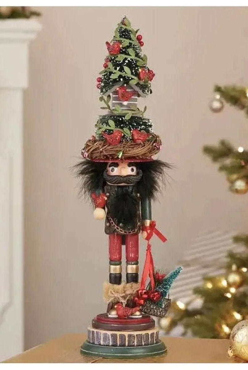 Shop For Kurt Adler 19.5" Hollywood Nutcrackers™ Cardinal In Tree Hat Nutcracker