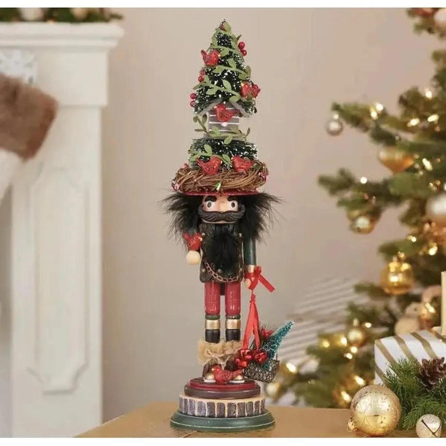 Shop For Kurt Adler 19.5" Hollywood Nutcrackers™ Cardinal In Tree Hat Nutcracker