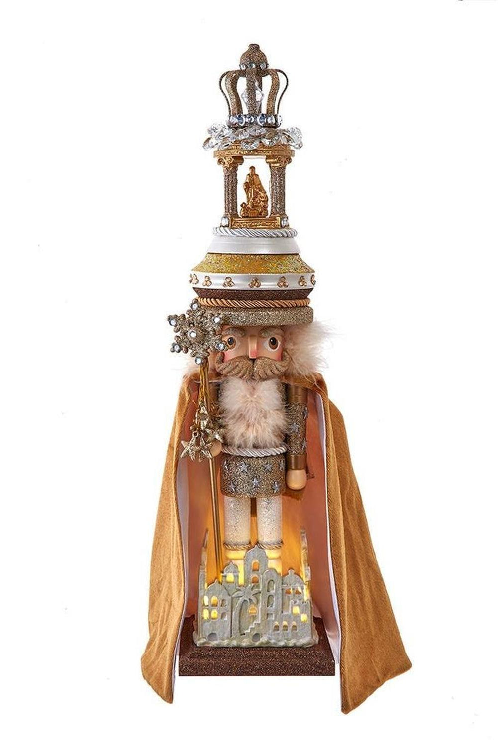 Kurt Adler 19.5-Inch Hollywood Nutcrackers Lighted O Holy Night Nutcracker