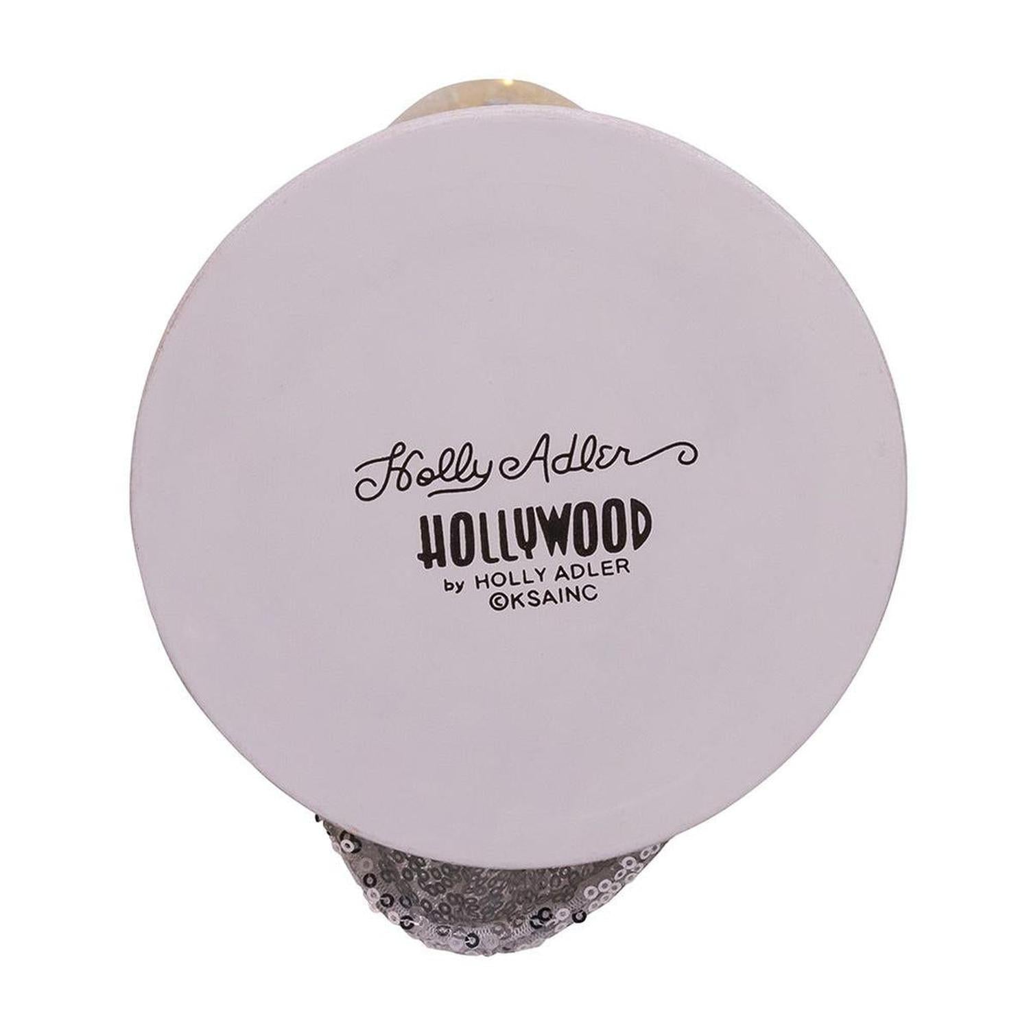 Kurt Adler 22-Inch Hollywood Nutcrackers Musical Silver Nutcracker With Water Globe