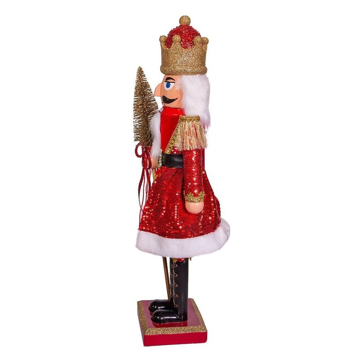 Shop For Kurt Adler 24 - Inch Plastic Red and Gold King Nutcracker