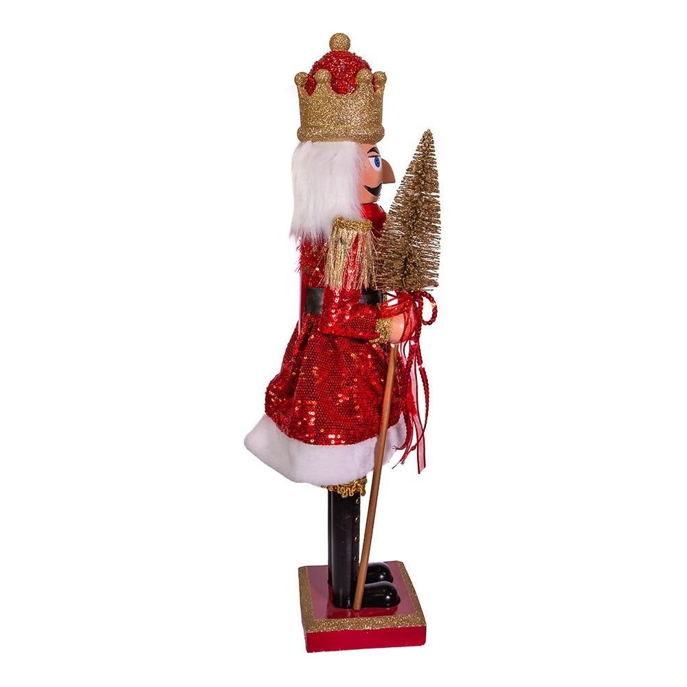 Shop For Kurt Adler 24 - Inch Plastic Red and Gold King Nutcracker