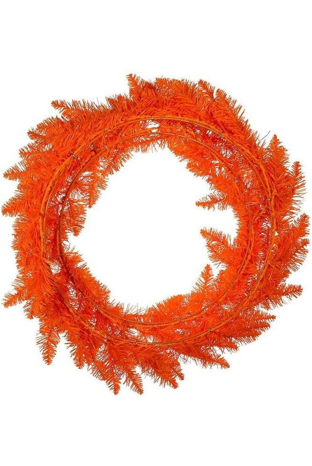 Kurt Adler 24" Unlit Orange Wreath