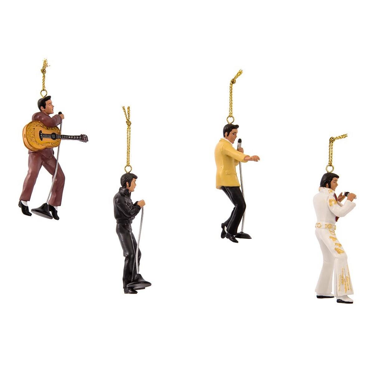 Shop For Kurt Adler 2.5 - Inch Resin Elvis Presley 4 - Piece Set