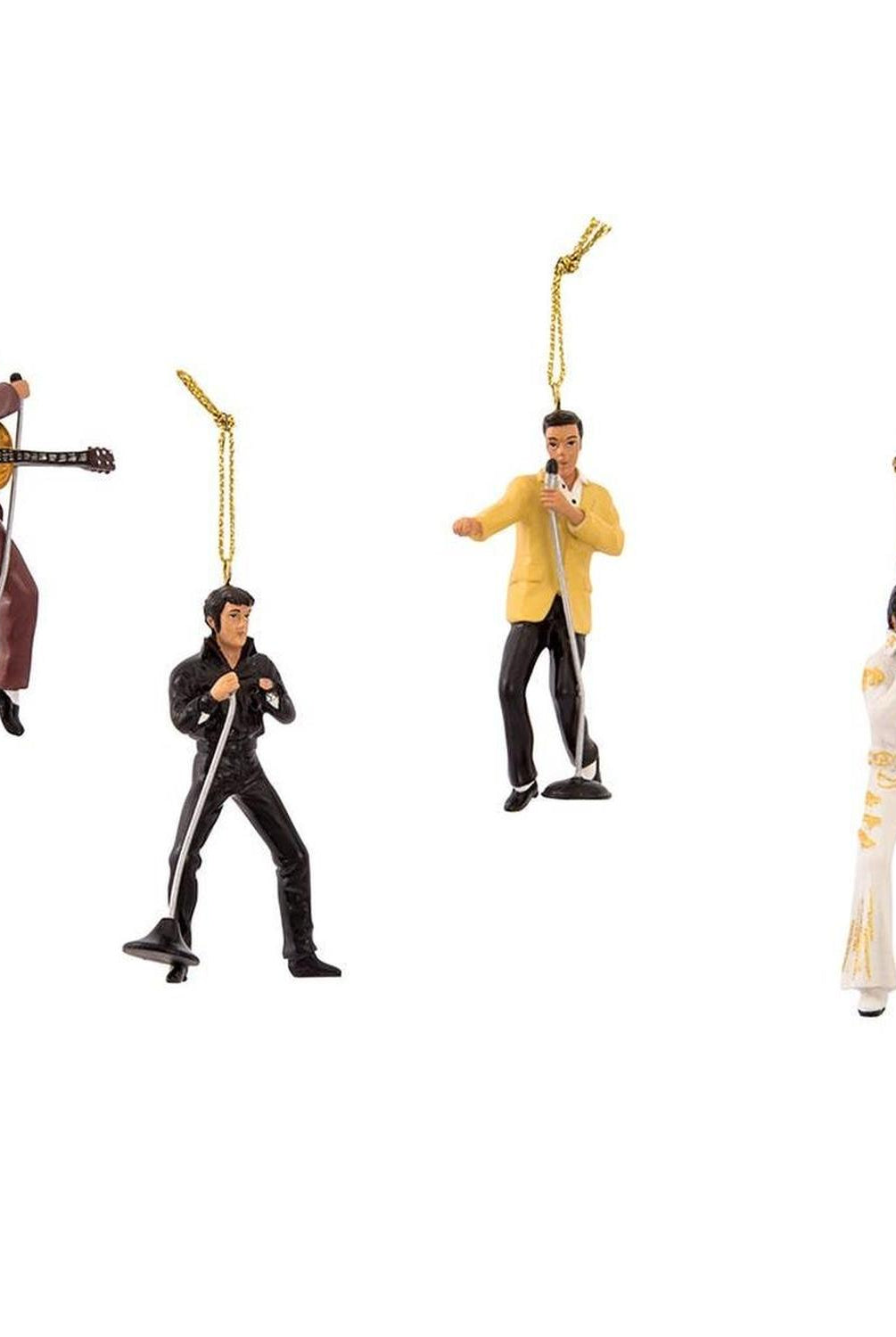 Kurt Adler 2.5-Inch Resin Elvis Presley 4-Piece Set