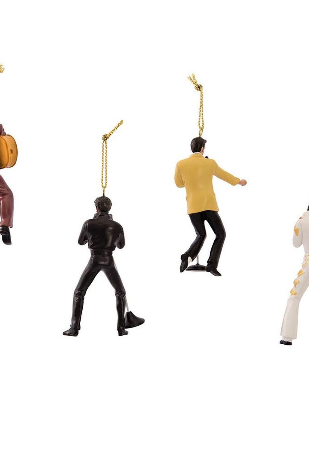 Kurt Adler 2.5-Inch Resin Elvis Presley 4-Piece Set