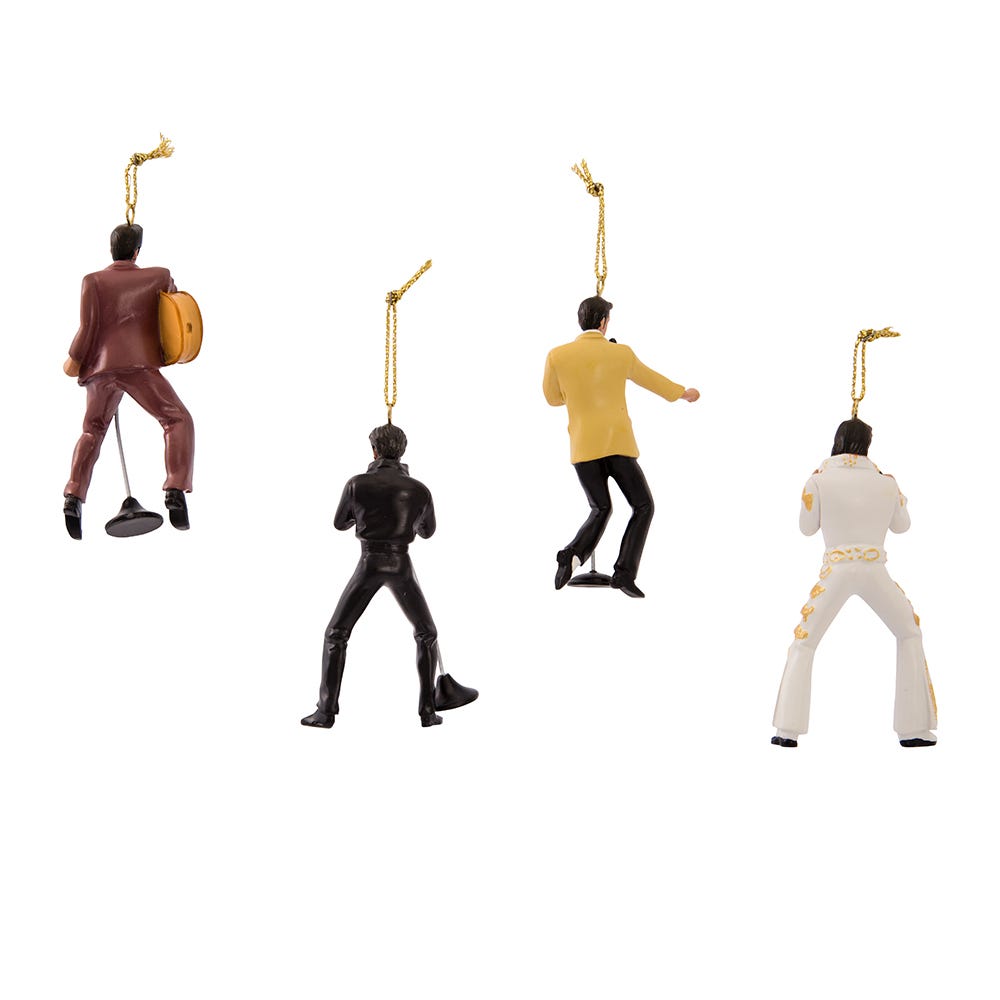 Shop For Kurt Adler 2.5 - Inch Resin Elvis Presley 4 - Piece Set