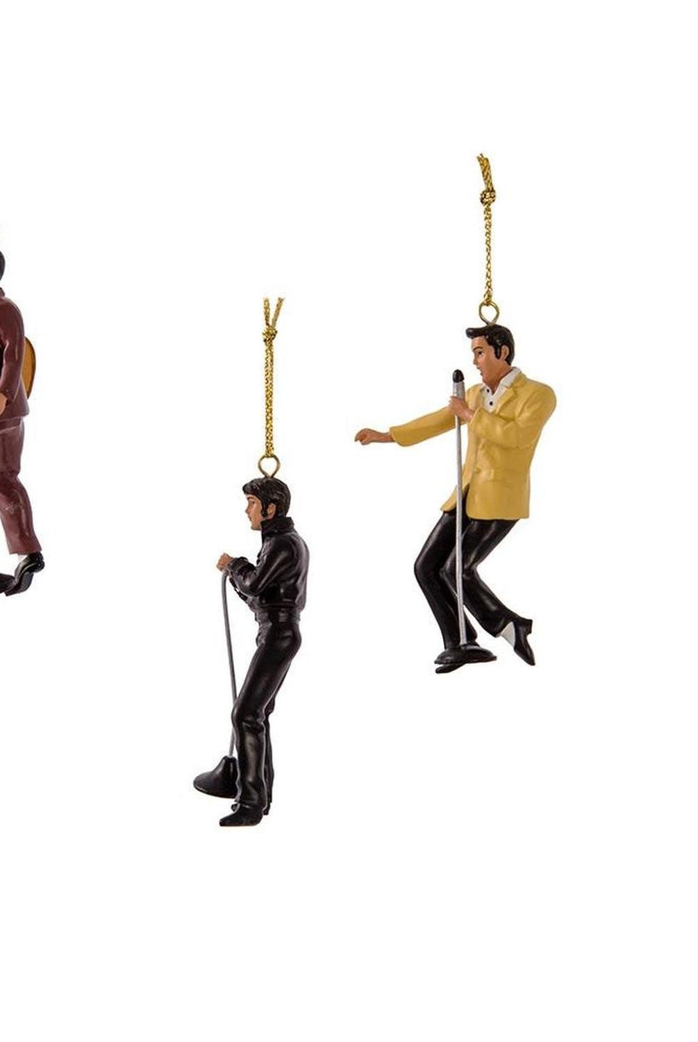 Kurt Adler 2.5-Inch Resin Elvis Presley 4-Piece Set