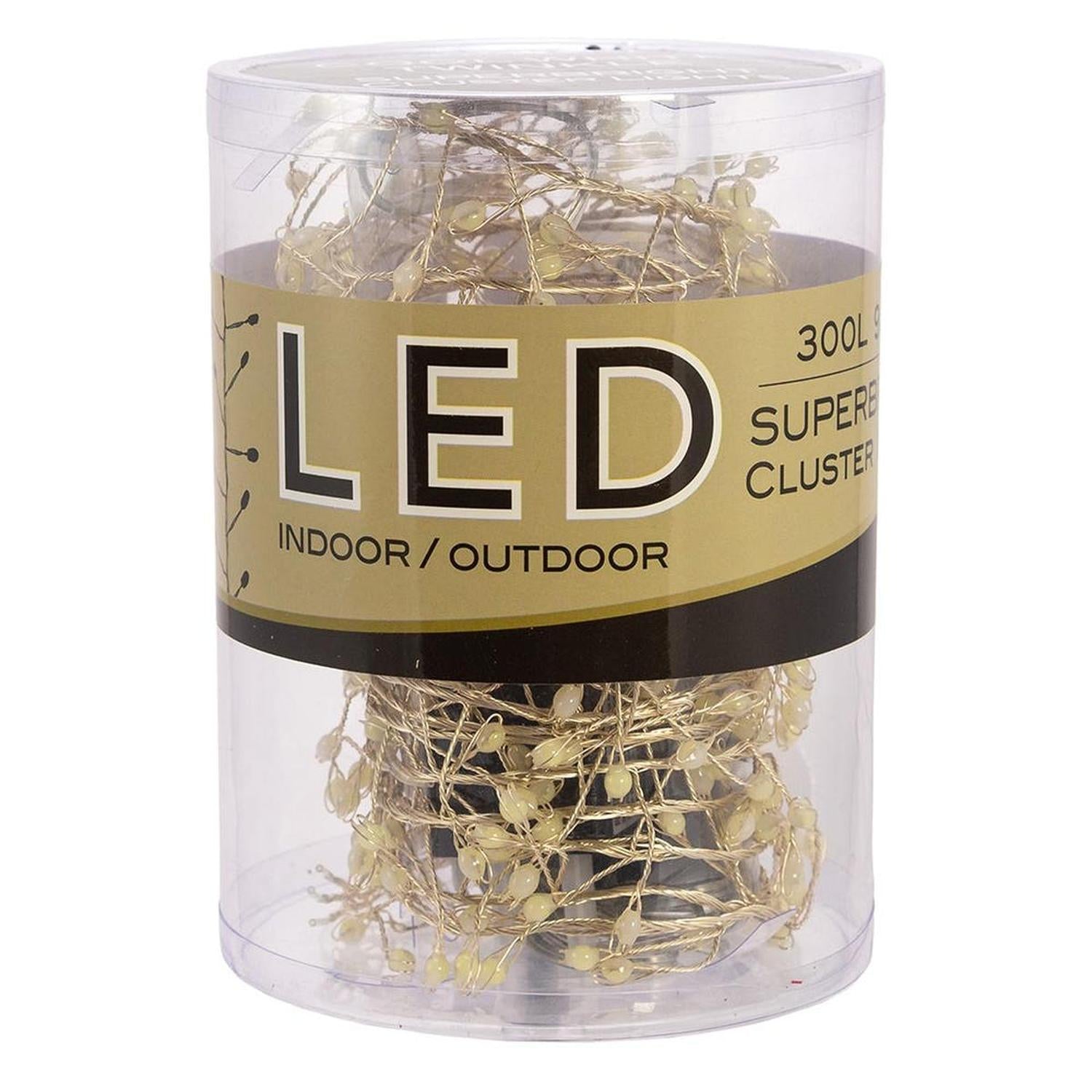 Shop For Kurt Adler 300 - Light Cluster Garland Cool White LED Twinkle Lights