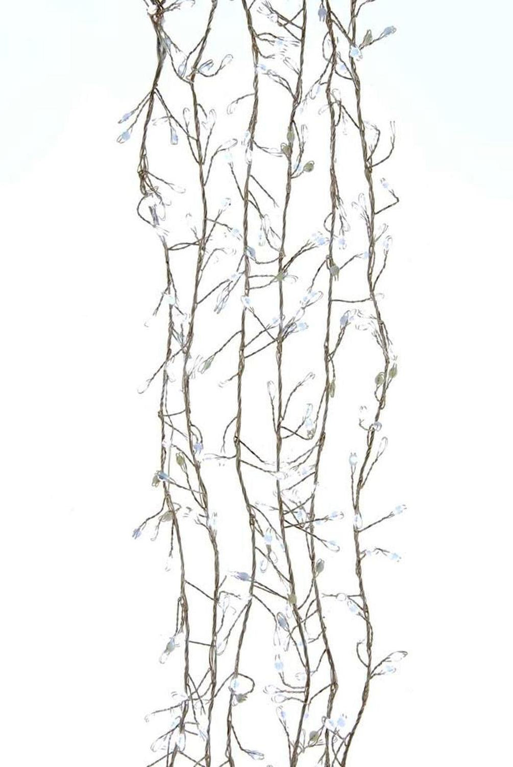 Kurt Adler 300-Light Cluster Garland Cool White LED Twinkle Lights