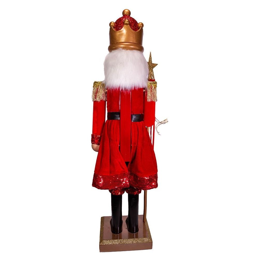 Shop For Kurt Adler 32" Red and Gold King Nutcracker