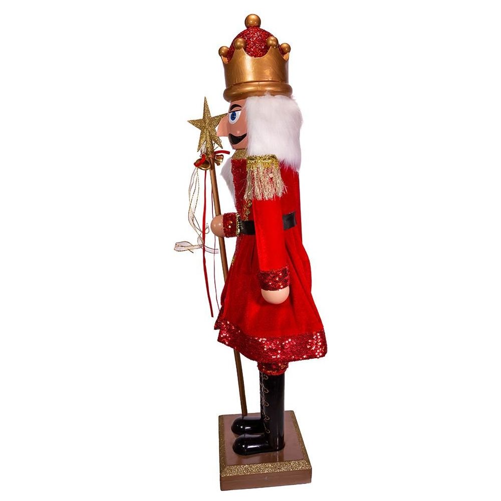 Shop For Kurt Adler 32" Red and Gold King Nutcracker