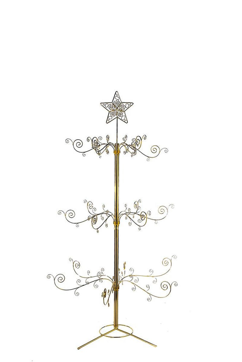 Shop For Kurt Adler 4 - Foot Gold Metal Tree