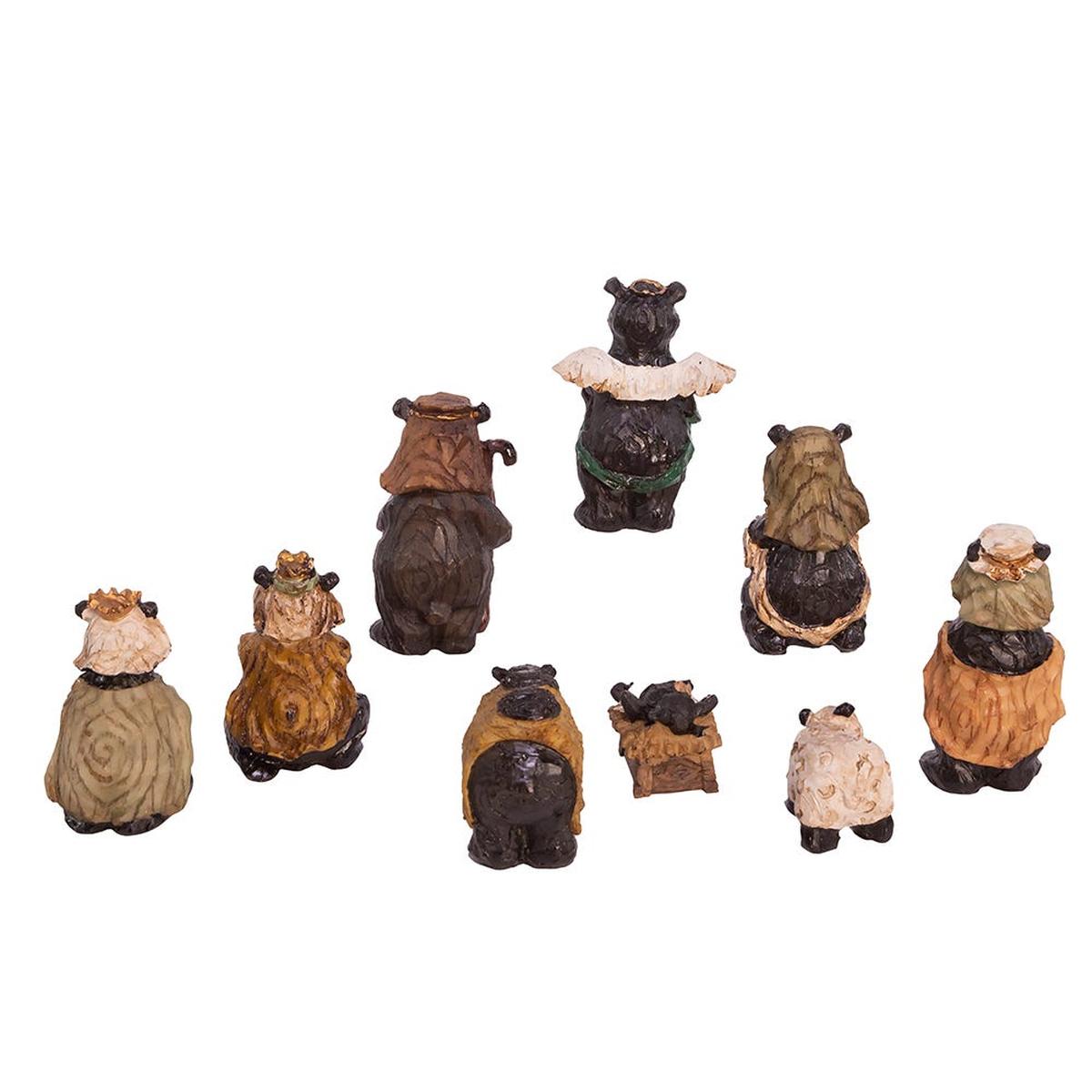 Shop For Kurt Adler 4 - Inch Resin Nativity Bear, Set of 9