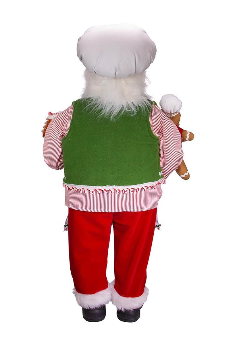 Shop For Kurt Adler 40" Christmas Chef Santa with Gingerbread