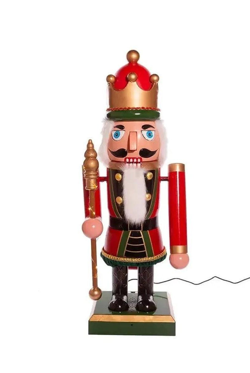 Shop For Kurt Adler 43" LED Lighted Musical Collapsible Nutcracker