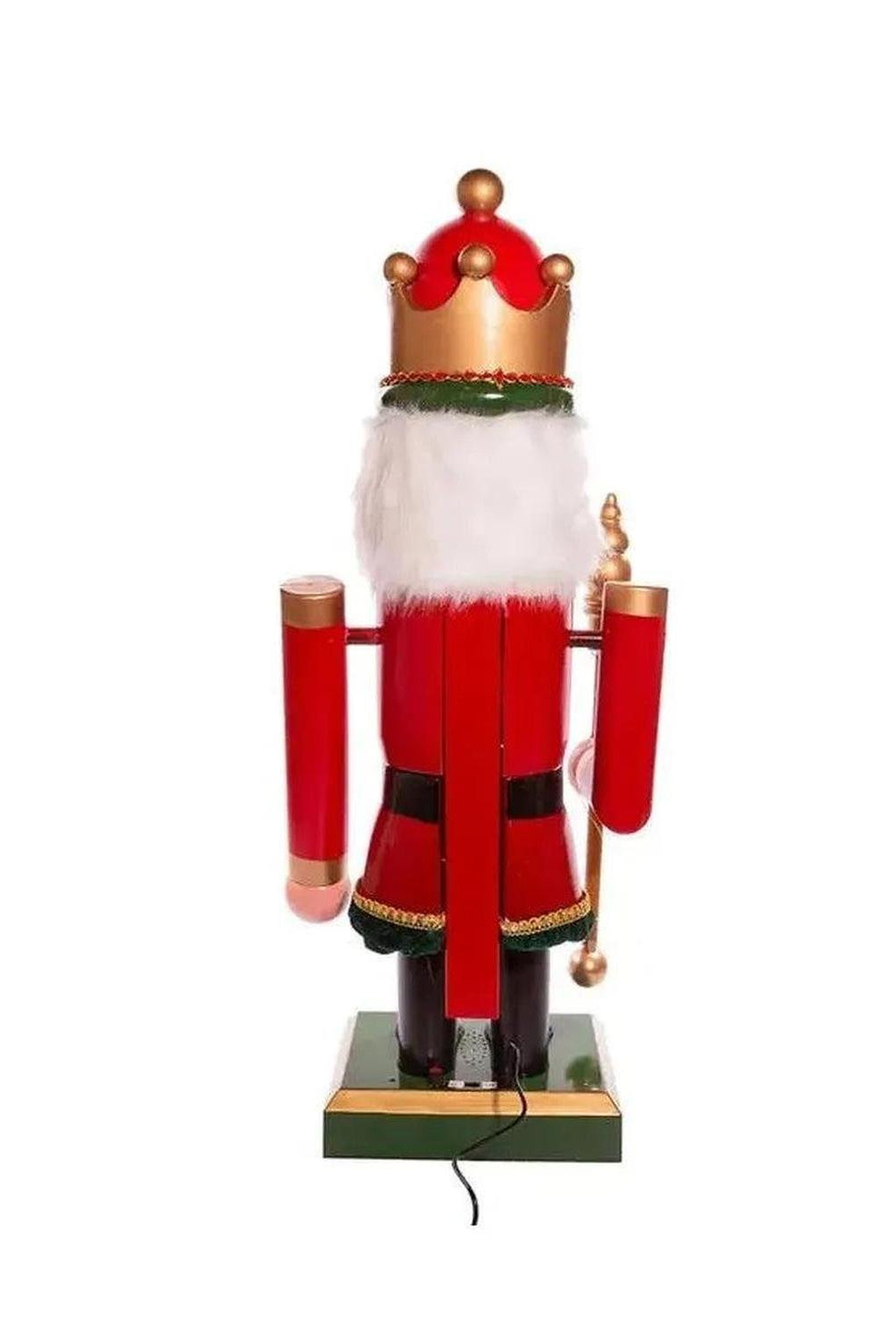 Kurt Adler 43" LED Lighted Musical Collapsible Nutcracker