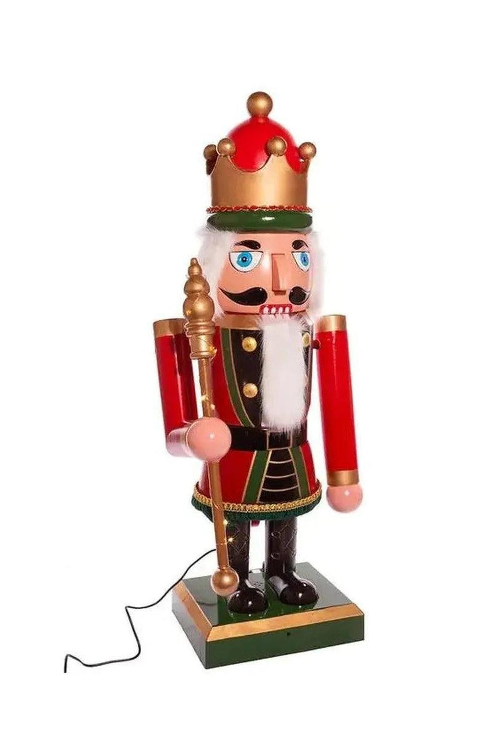 Kurt Adler 43" LED Lighted Musical Collapsible Nutcracker