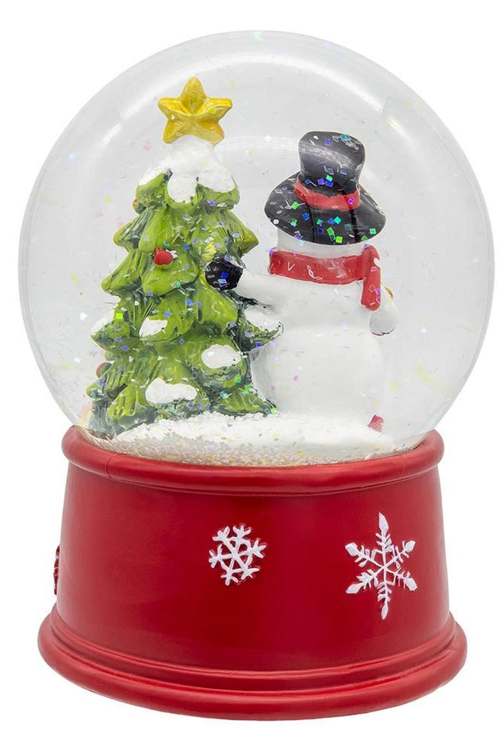 Kurt Adler 5-Inch Wind-Up Musical Snowman With Water Globe