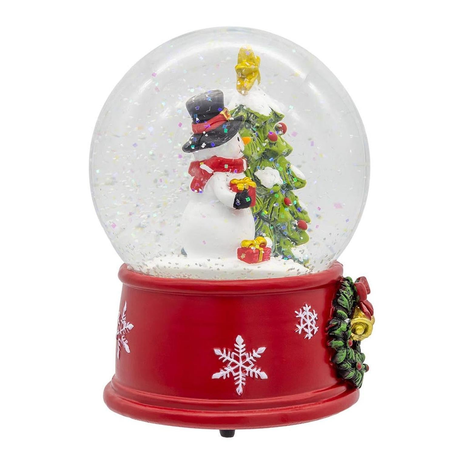 Shop For Kurt Adler 5 - Inch Wind - Up Musical Snowman With Water Globe