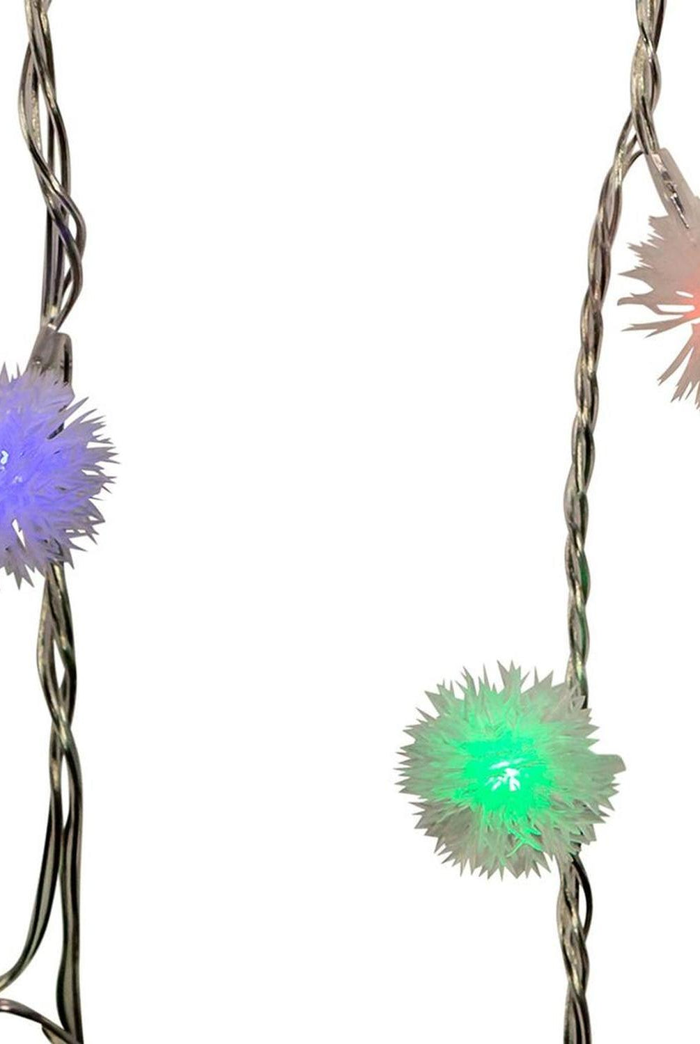 Shop For Kurt Adler 50 - Light Spiked Snowball Double Flash Light Set