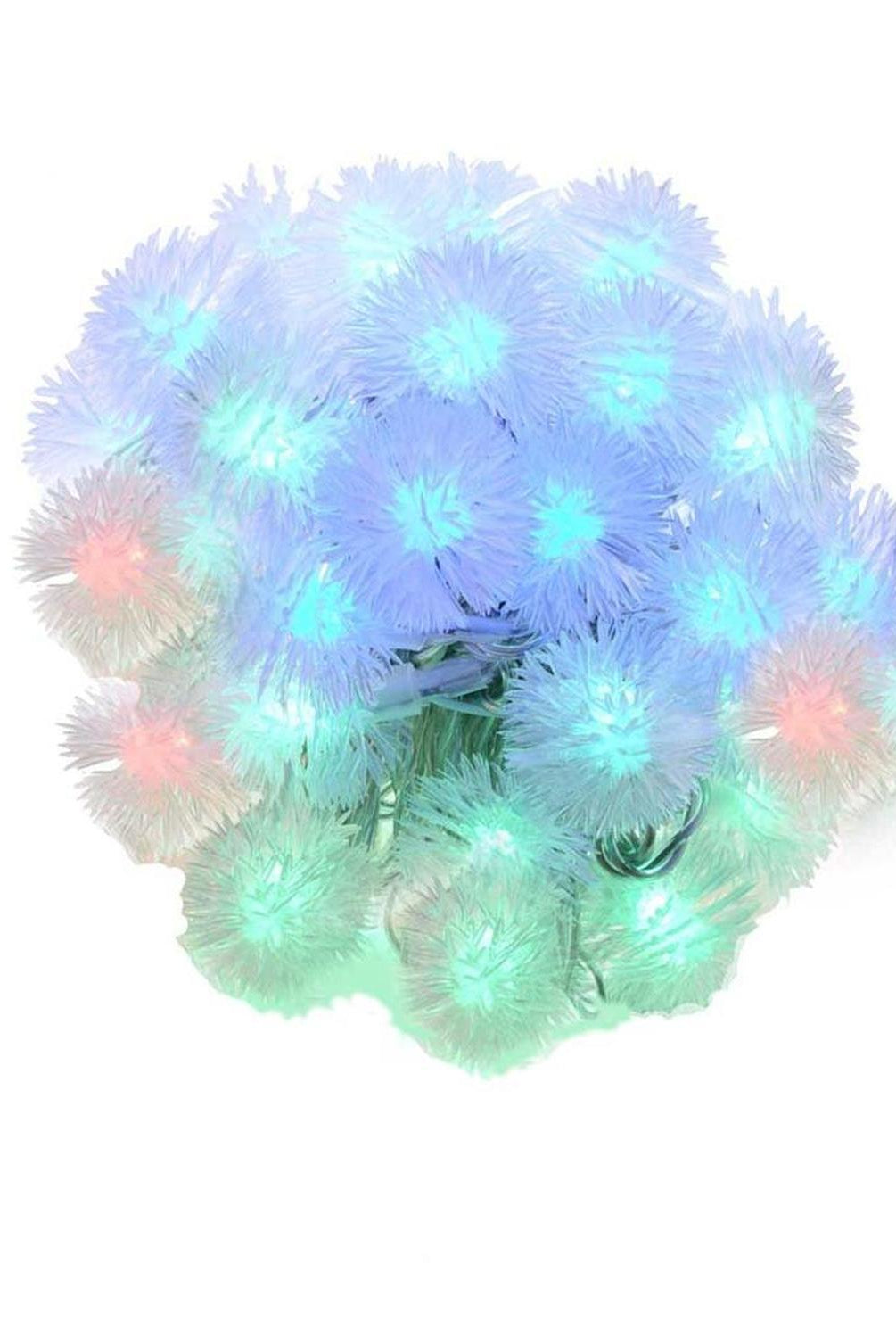 Shop For Kurt Adler 50 - Light Spiked Snowball Double Flash Light Set
