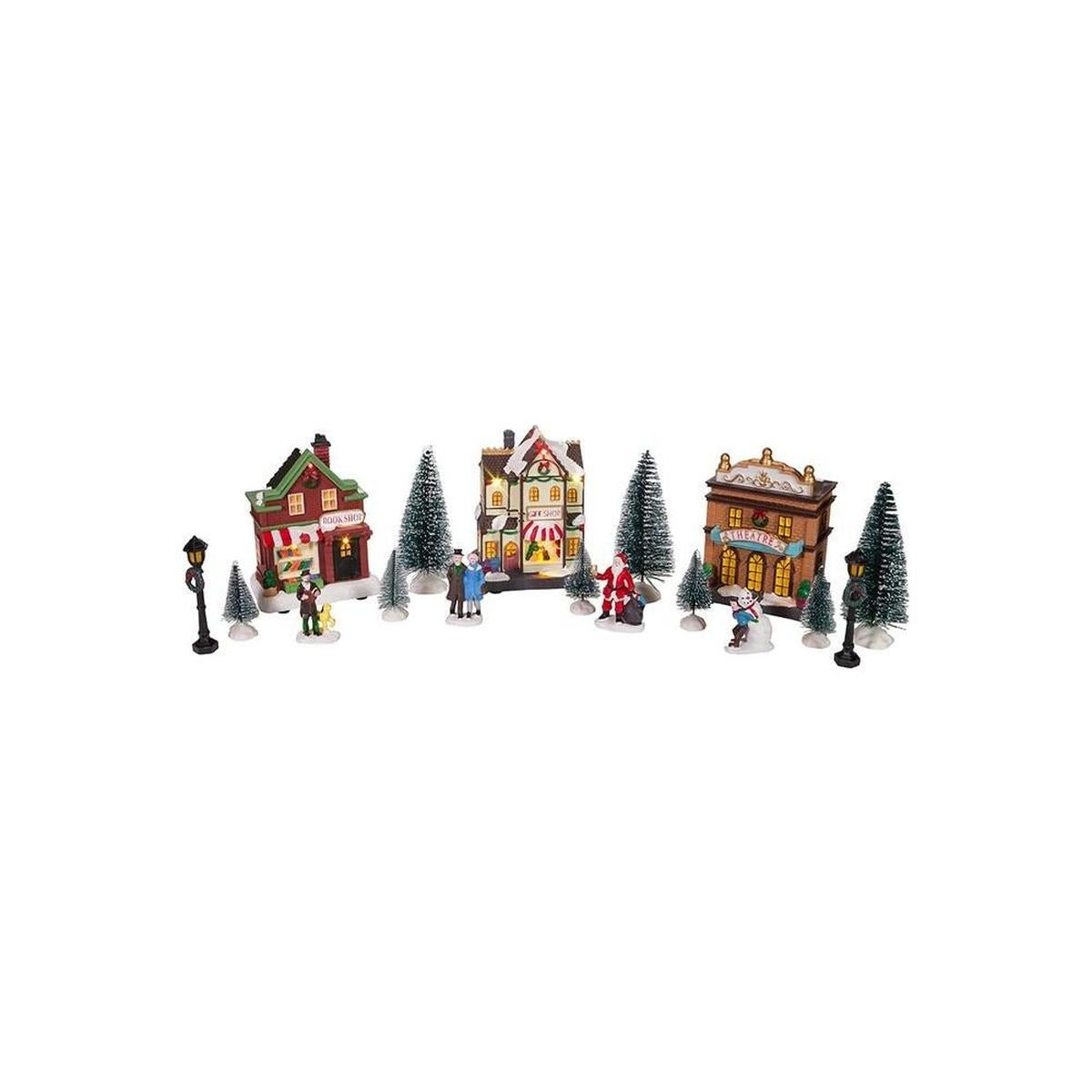 Shop For Kurt Adler 5.5 - Inch Battery - Operated LED Lit Christmas Village