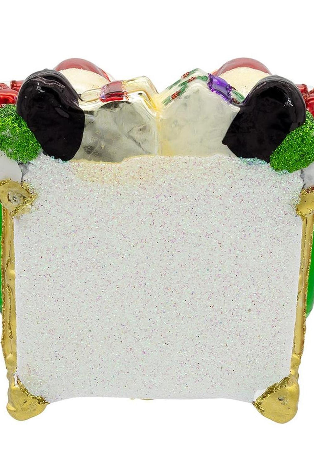 Kurt Adler 5.5-Inch Bellissimo Glass Santa On Throne Ornament