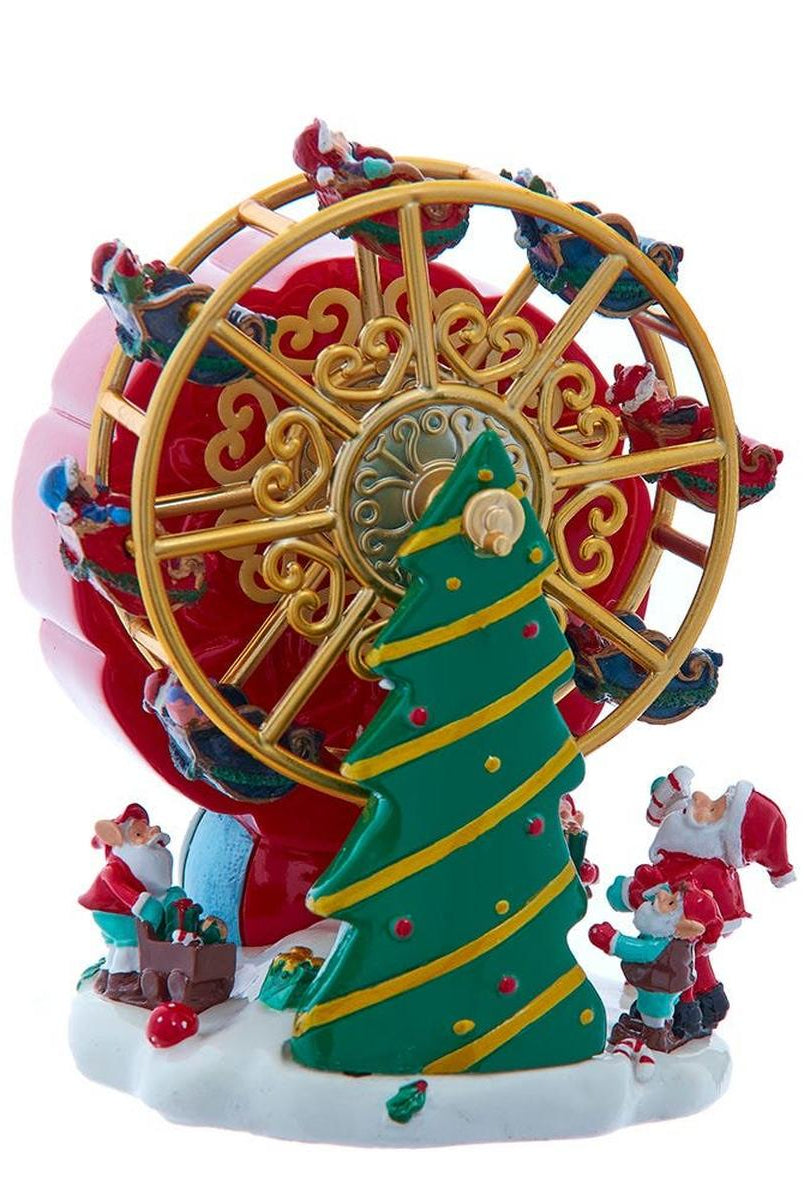 Shop For Kurt Adler 5.5 - Inch Wind - Up Musical Ferris Wheel Table Piece