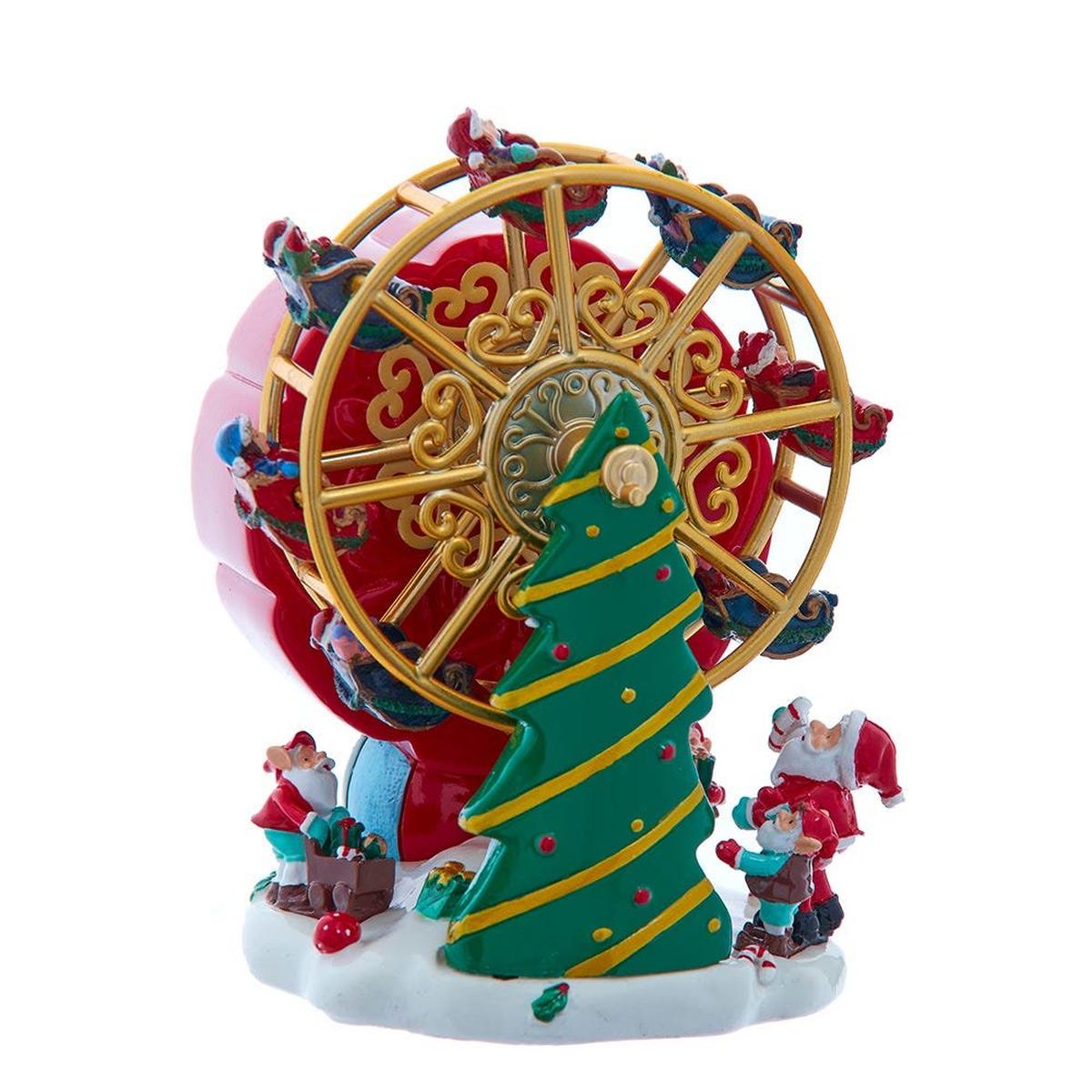 Shop For Kurt Adler 5.5 - Inch Wind - Up Musical Ferris Wheel Table Piece