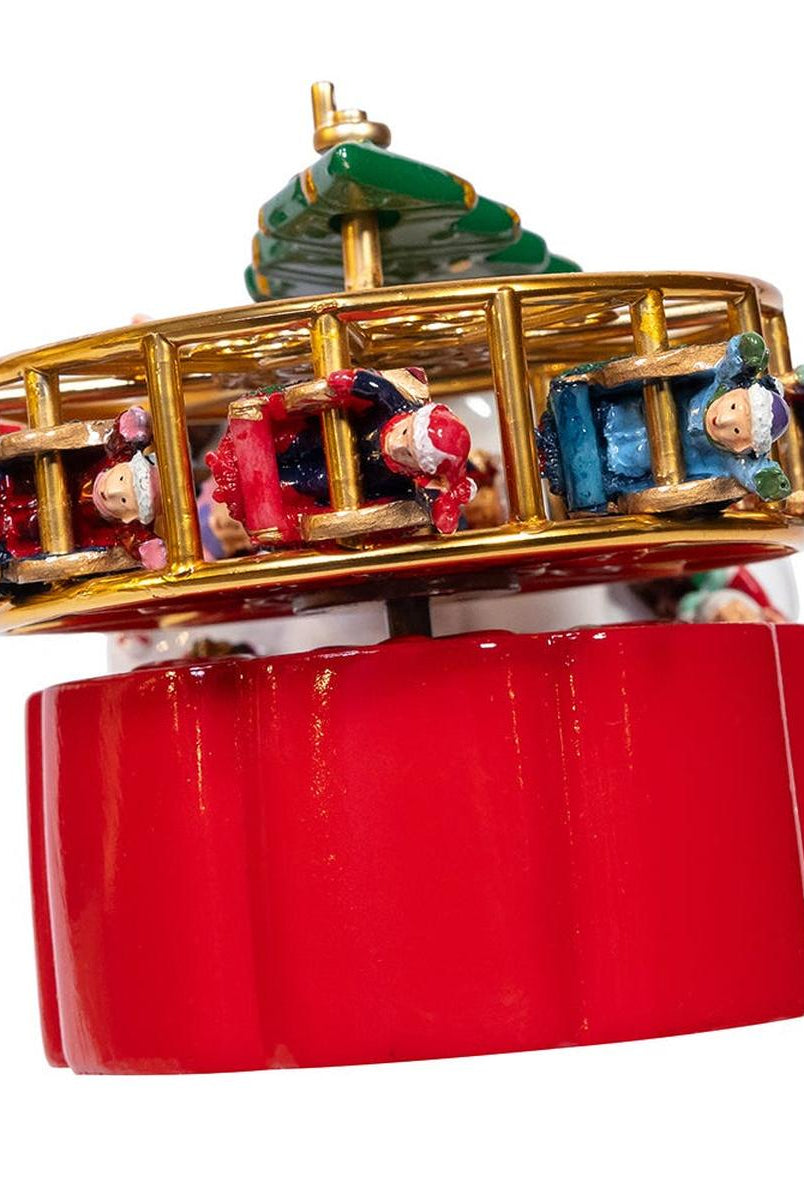 Shop For Kurt Adler 5.5 - Inch Wind - Up Musical Ferris Wheel Table Piece