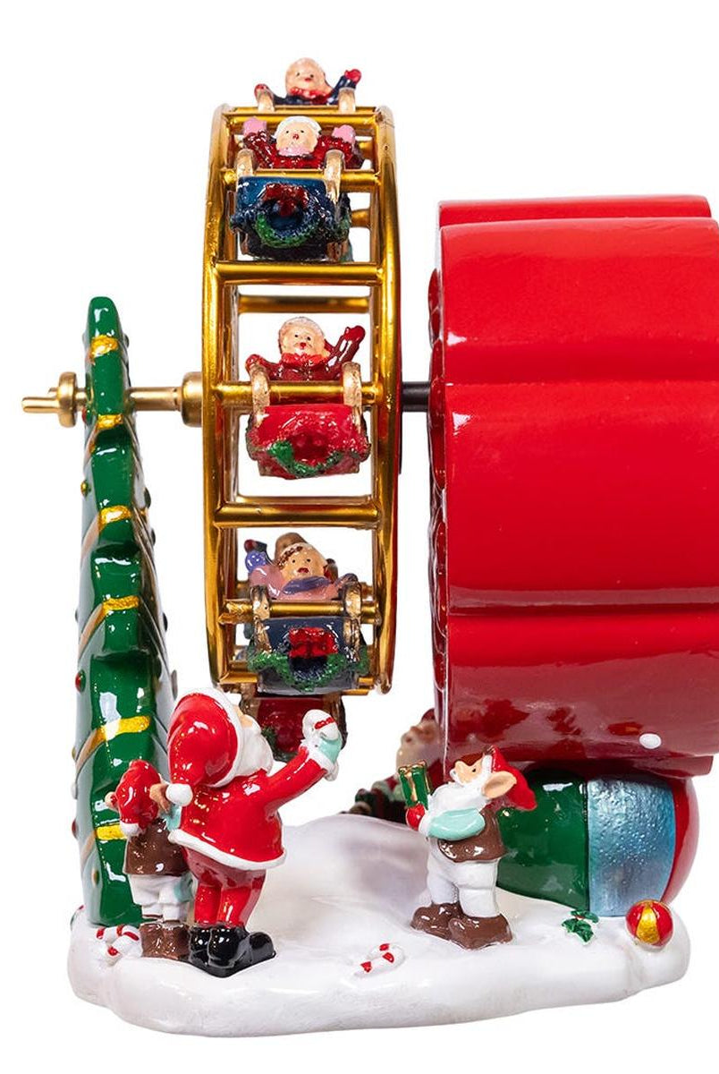 Shop For Kurt Adler 5.5 - Inch Wind - Up Musical Ferris Wheel Table Piece