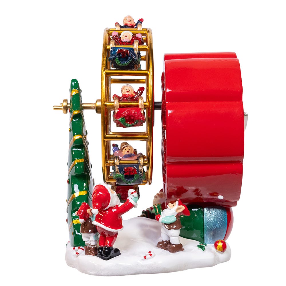 Shop For Kurt Adler 5.5 - Inch Wind - Up Musical Ferris Wheel Table Piece