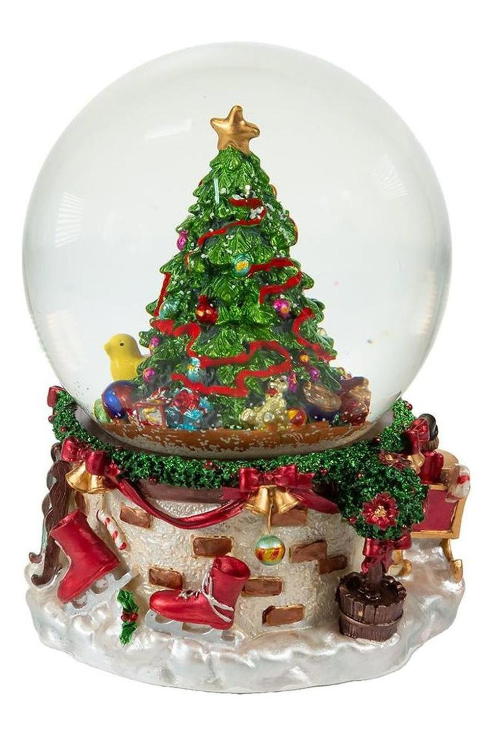 Kurt Adler 6-Inch Christmas Tree Revolving Music Box